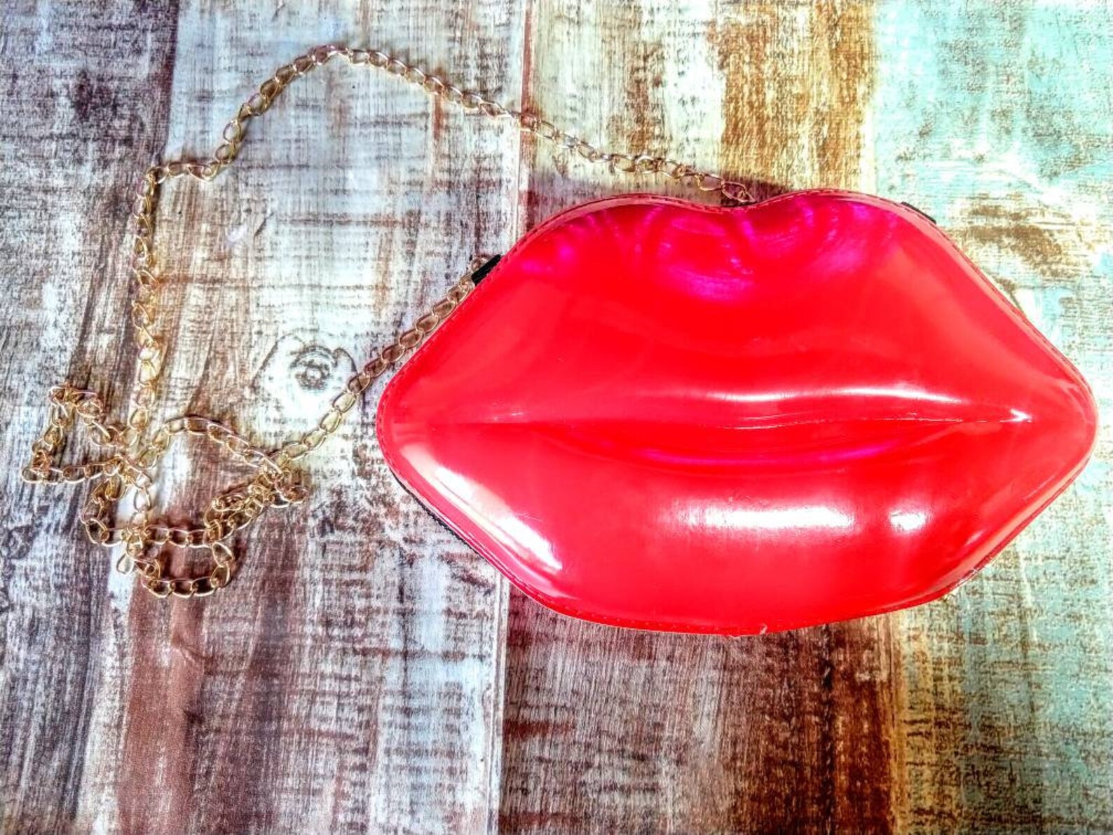 Lips Purse Red Purse Grab Bag Handmade Jewelry Jewelry Etsy