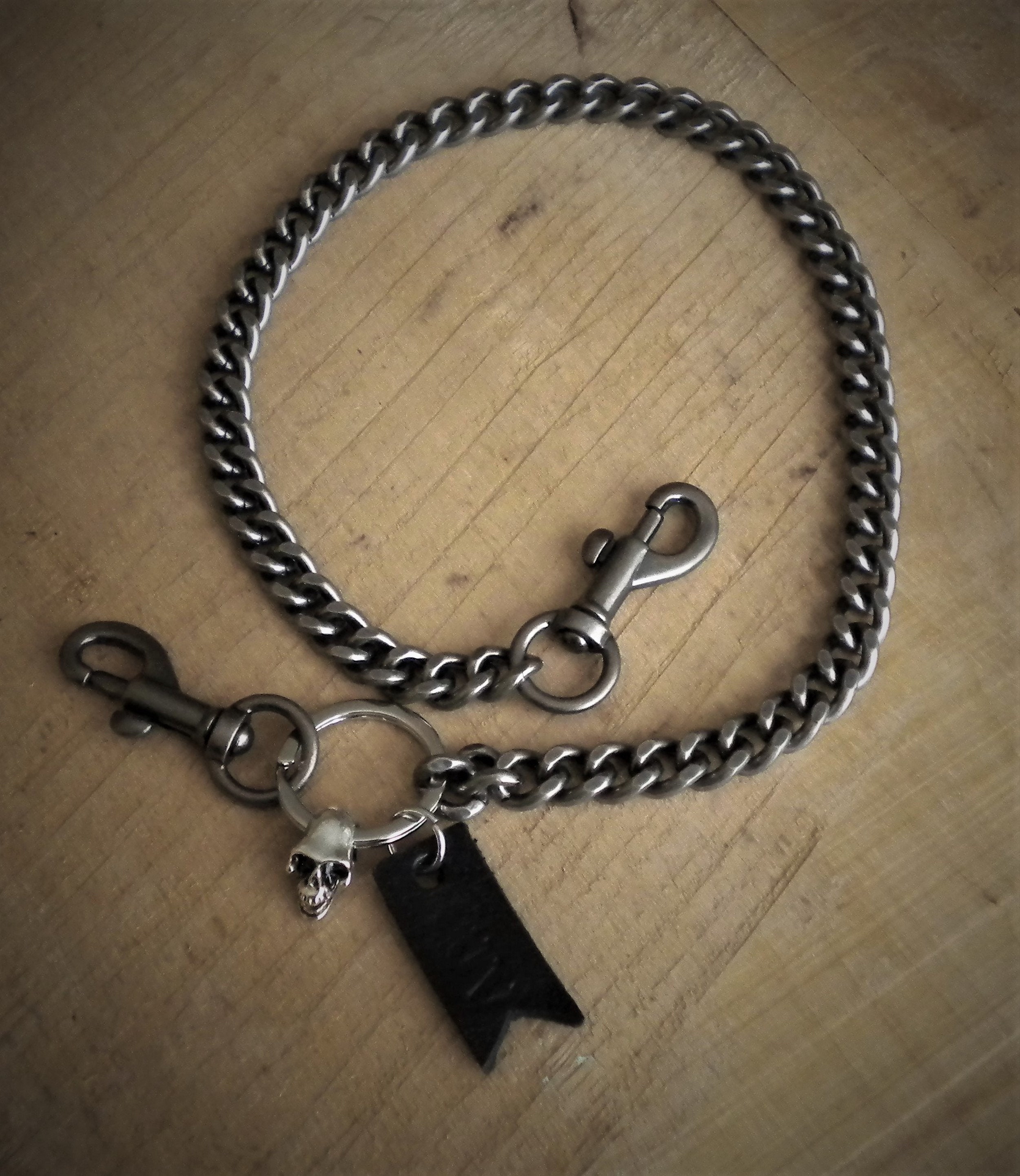 Men's trouser chain 1 rows gunmetal pocket chain Etsy