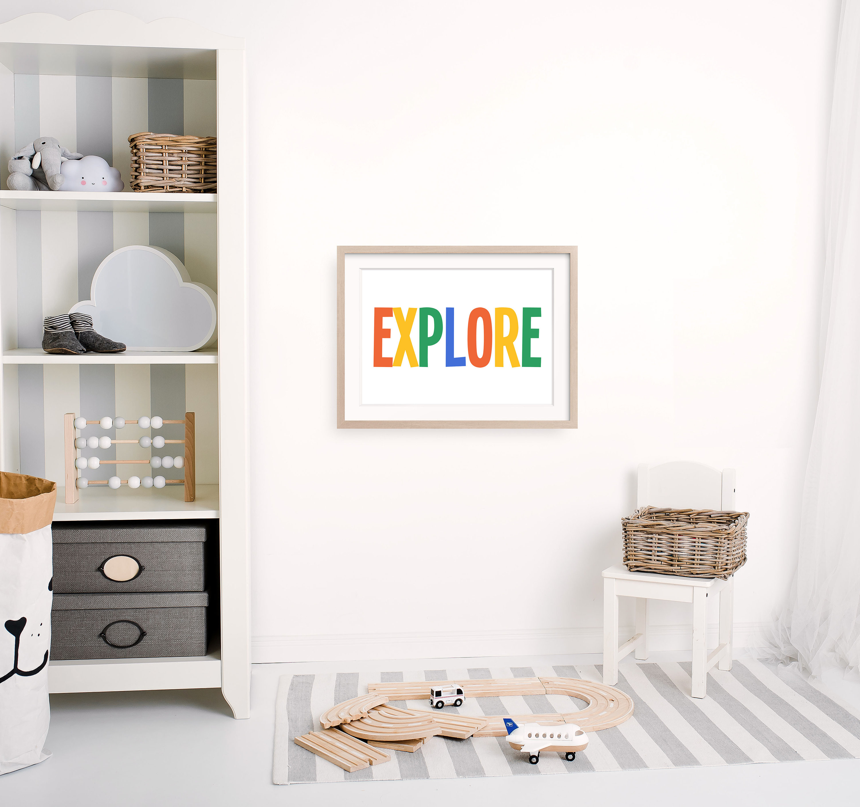 Playroom Words Art Print Set Boys Girls Kids Toddler Childrens Etsy UK
