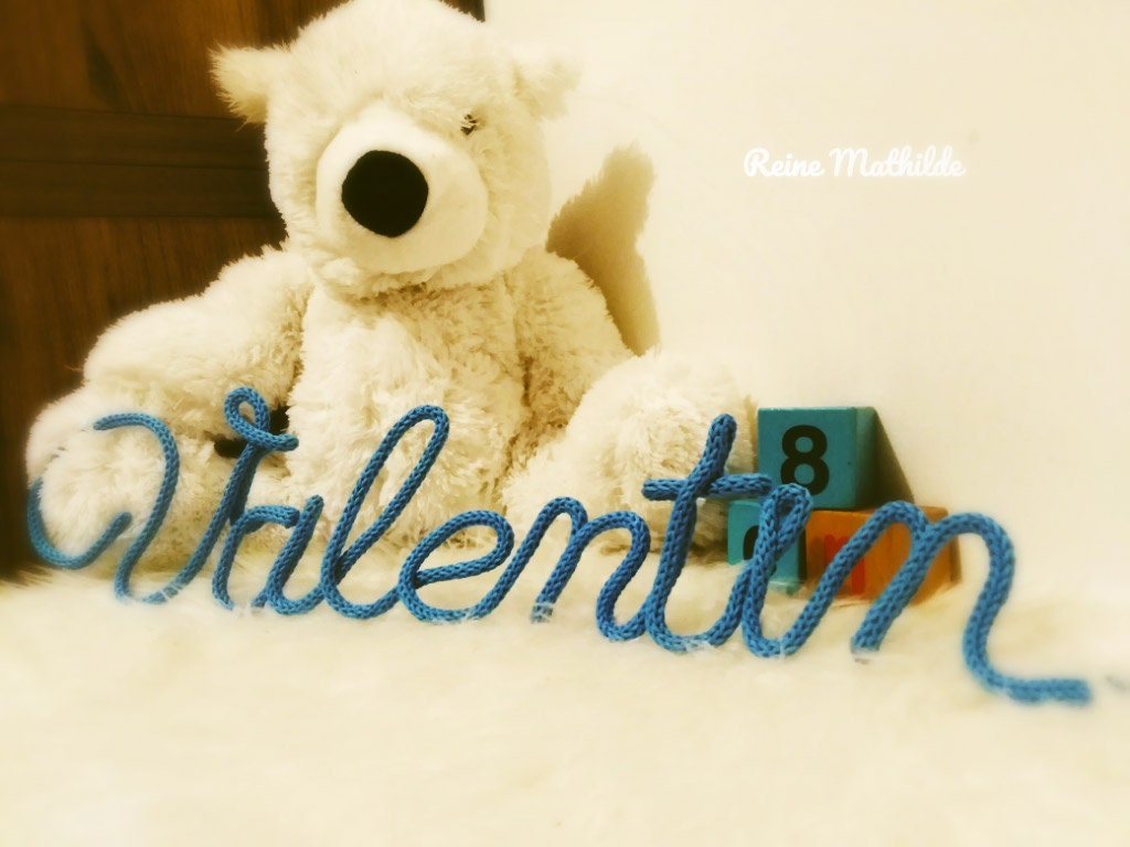 Tricotin Prénom ou Mot de 8 Lettres en Laine