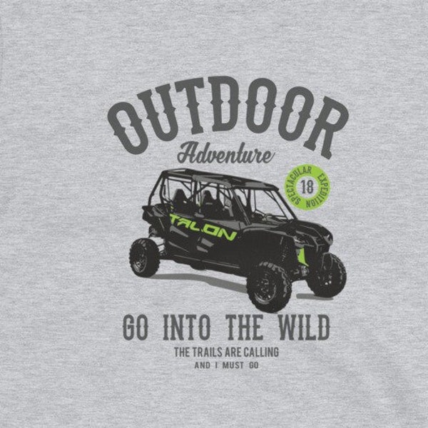 The Green Honda Talon 1000X UTV Outdoor Adventure Unisex T-Shirt