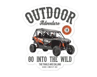 Honda Talon 1000X UTV Outdoor Adventure Bubbelfria klistermärken