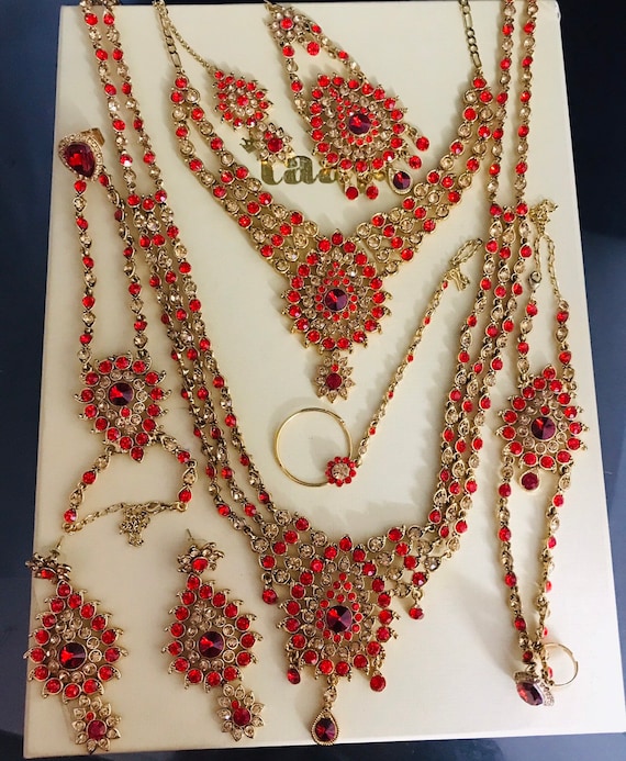 Indian Bridal Pakistani Jewelry Rani 