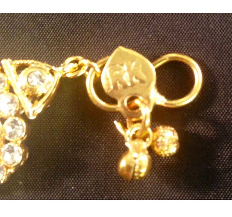 Golden diamant\u00e9 pair of anklet payal foot chain