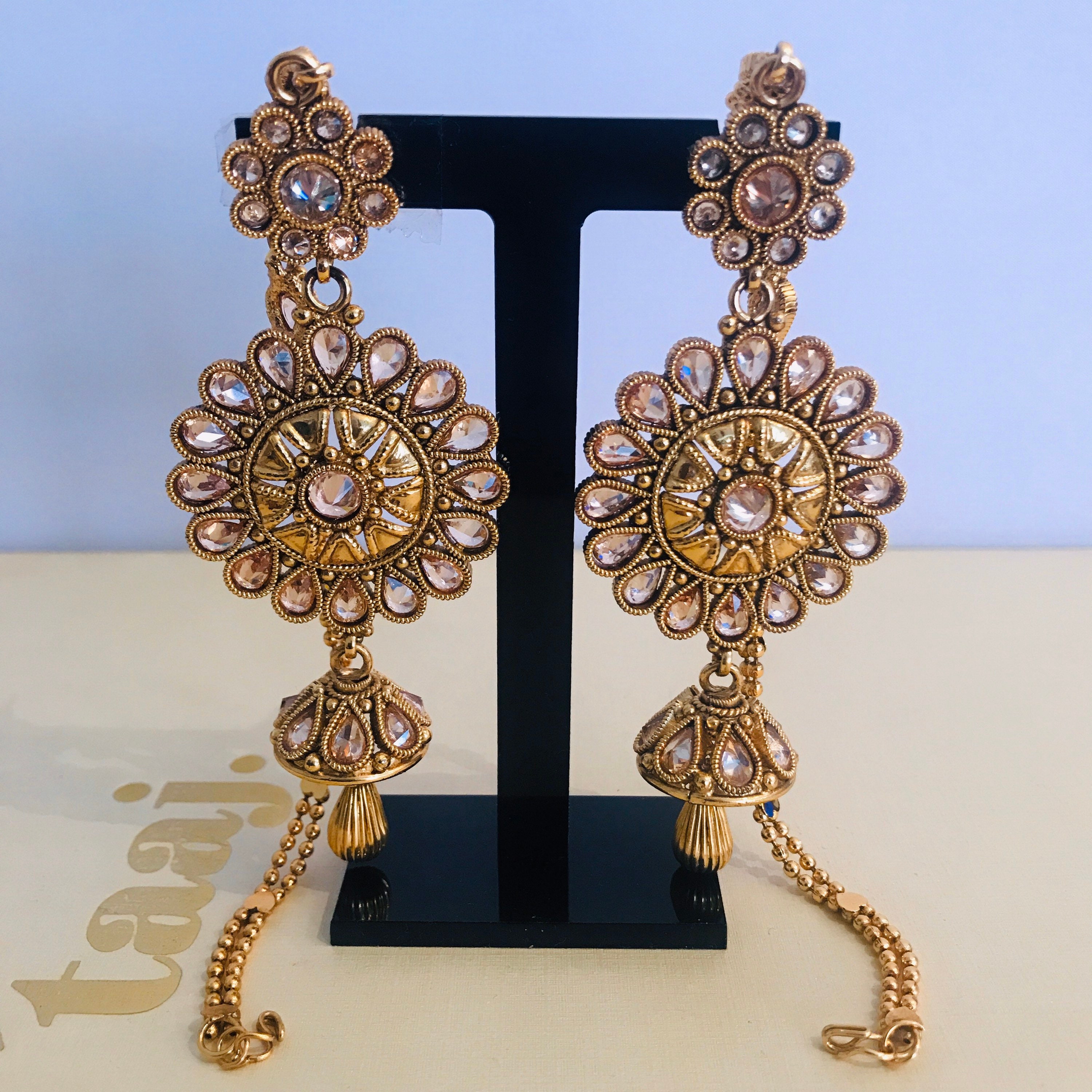 chain jhumka gold