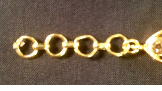Golden diamant\u00e9 pair of anklet payal foot chain