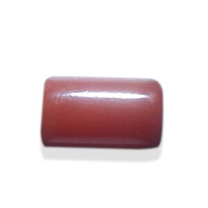 Cuenta de coral rojo natural de 1,5 ct, impecable, color intenso, pulido espejo