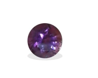 Natural Purple Sapphire 0.45 Ct Round Shape, Madagascar