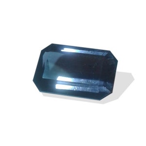 Rare Violet Tourmaline Gemstone: 3.34 Ct Emerald Cut, Madagascar