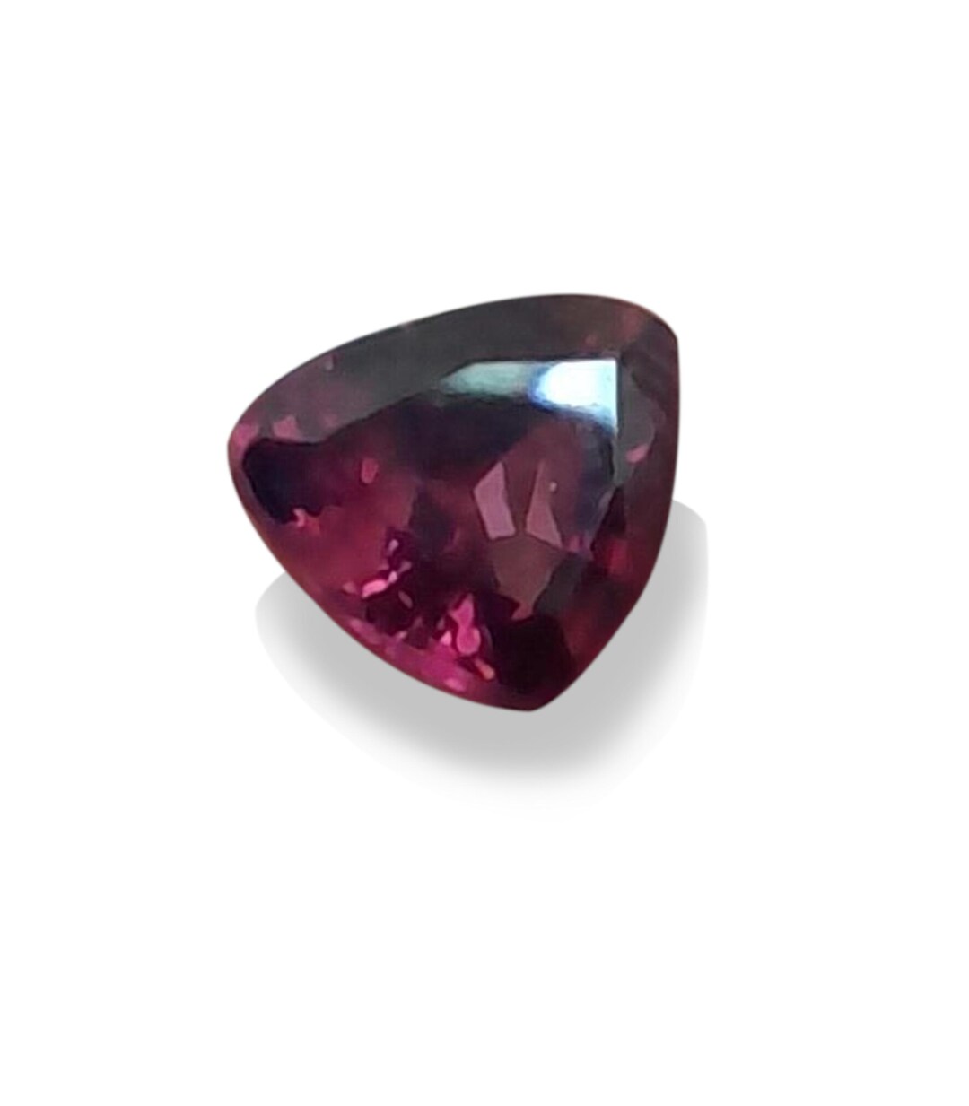 2.45ct Rodolite Garnet Shield, Madagascar, Untreated, Natural Gemstone ...