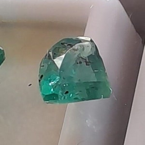 Deep Green Grass Emerald 1.14Ct, High Grade Natural Emerald, Deep Cut, Deep Grass Green Color, Earth Mined, Cut In Israel, Loos Gem image 6