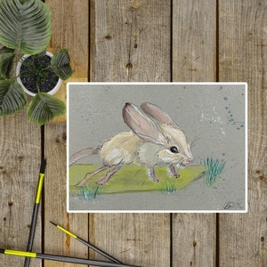 Jeroba Print, Jeroba Art, Yoga Art, Yoga Print, Art Print, Gouache Print