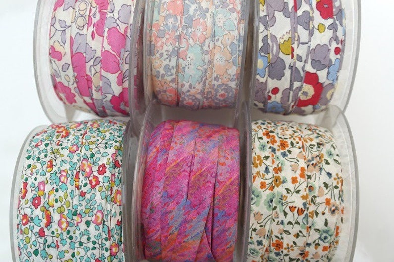 jewelry. Bougainvillea x 50 cm Tana Lawn Ribbon Bracelet Bias Liberty Betsy
