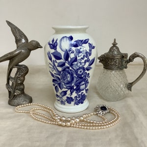 Vintage Portmerion Harvest Blue Vase