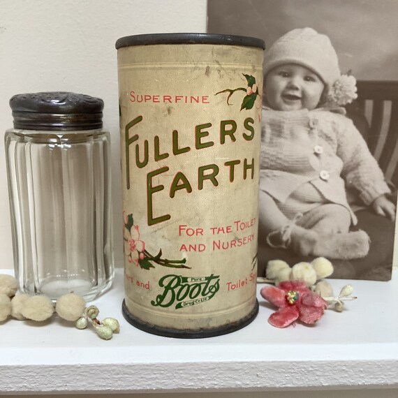 Vintage Boots Fullers Earth Tin Etsy