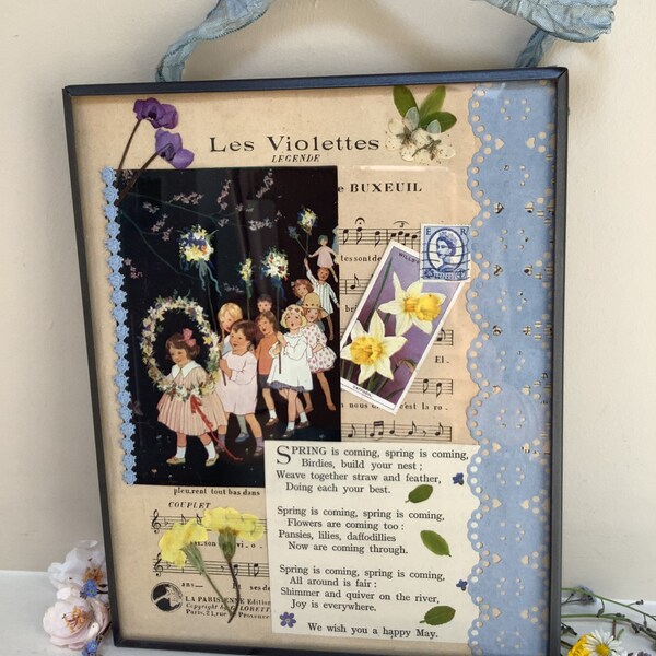 Spring is Coming - Pretty Framed Vintage Collection