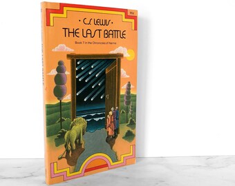 The Last Battle by C.S. Lewis [1971 PAPERBACK] Chronicles of Narnia #7 // MINT!  Collier Books