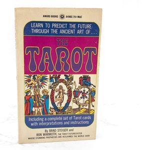 The Tarot von Brad Steiger and Ron Warmoth [Erstauflage Paperback] 1969 • Prämierte Bücher • 1.Auflage! • Paranormal / Okkult