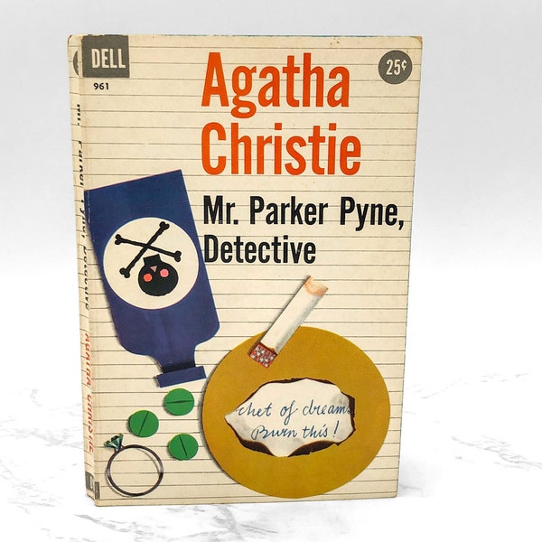 Parker Pyne Investigates by Agatha Christie [1957 PAPERBACK] • Dell Books