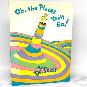 Oh, die Orte, an die du gehen wirst! von Dr. Seuss [ERSTAUFLAGE] 1990 • 6.Auflage! • Hardcover • Zufallshaus