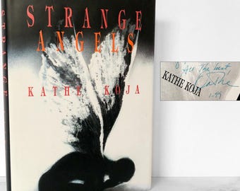 SIGNED! Strange Angels by Kathe Koja [FIRST EDITION] 1994 // First Printing // Delacorte Press // Hardcover // Horror // Autographed Copy!