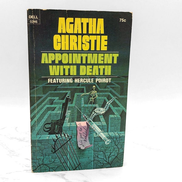 Appointment with Death by Agatha Christie [1971 PAPERBACK] • Dell Books • Hercule Poirot #19