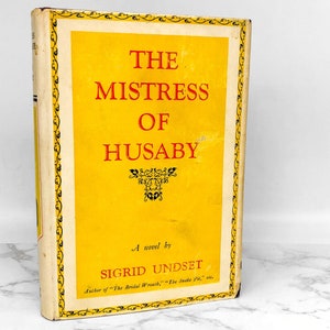The Mistress of Husaby par Sigrid Undset PREMIÈRE ÉDITION 1928 Couverture rigide ancienne Grosset & Dunlap 4e impression image 1