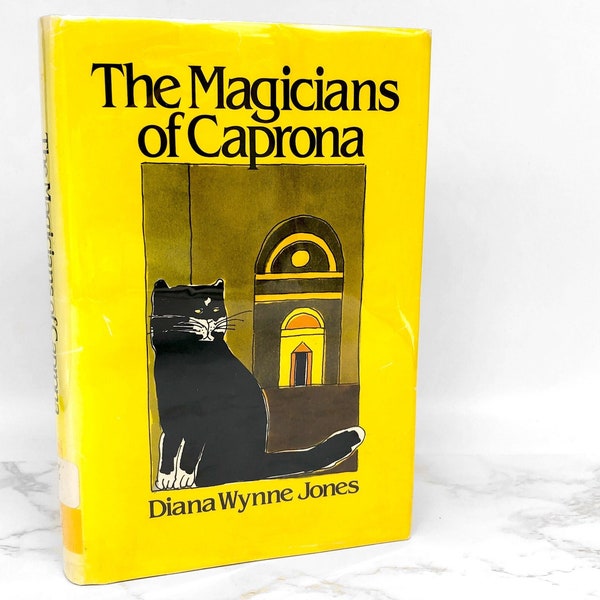 The Magicians of Caprona by Diana Wynne Jones [FIRST EDITION] 1980 // 1st Printing //  Hardcover // Greenwillow Books // Chrestomanci #4