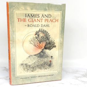 James and the Giant Peach by Roald Dahl [FIRST EDITION] 1961 • MINT • Alfred A. Knopf • Hardcover • Rare!