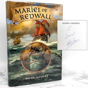 SIGNED! Mariel of Redwall by Brian Jacques [FIRST EDITION] 1992 // 7th U.S.  Printing // Hardcover // Philomel Books // Redwall #4