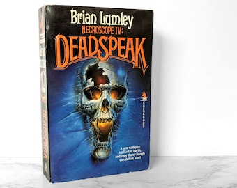 Necroscope IV : Deadspeak de Brian Lumley [PREMIÈRE ÉDITION] 1990 // 5e impression // Tor Books // horreur vintage // Brochés de l'enfer !