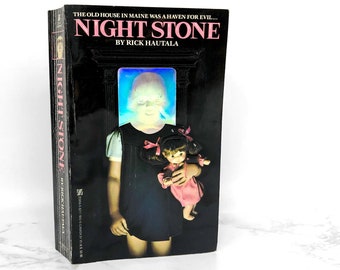 Night Stone by Rick Hautala [FIRST EDITION] 1986 // 1st Printing! // Zebra Horror // Paperbacks From Hell