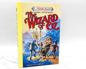 The Wonderful Wizard of Oz by L. Frank Baum [1990 HARDCOVER] Aerie •  Complete & Unabridged w/ Introduction by L Frank Baum
