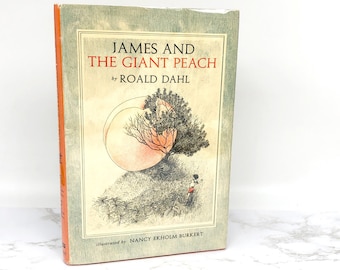 James and the Giant Peach by Roald Dahl [FIRST EDITION] 1961 • MINT • Alfred A. Knopf • Hardcover • Rare!