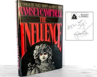 SIGNED! The Influence by Ramsey Campbell [FIRST EDITION] • 1988 • 1st Printing •  Hardcover • Macmillan Horror