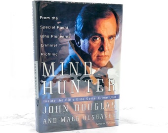 Mindhunter: Inside the FBI's Elite Serial Crime Unit by John Douglas & Mark Olshaker [FIRST EDITION] 1995 • Hardcover • True Crime