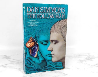 The Hollow Man by Dan Simmons [FIRST PAPERBACK PRINTING] 1993 // Bantam Books // Vintage Sci-Fi Horror!