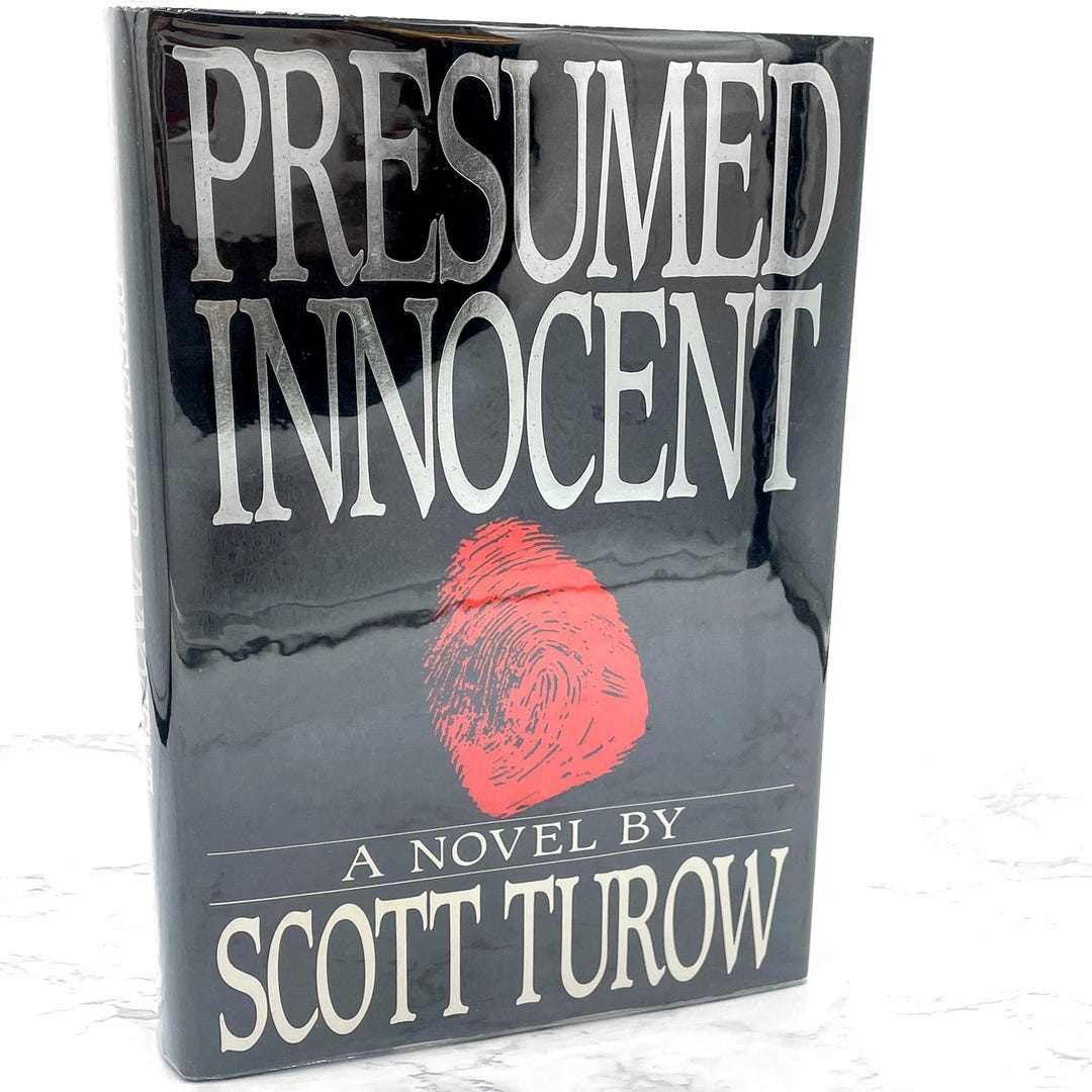 Presumed Innocent by Scott Turow [FIRST EDITION] 1987 • Hardcover • farrar Straus Giroux - Etsy