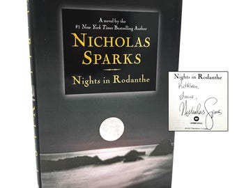 Nights in Rodanthe by Nicholas Sparks SIGNED! [FIRST EDITION] 2002 • 1st Printing! • Hardcover • Warner