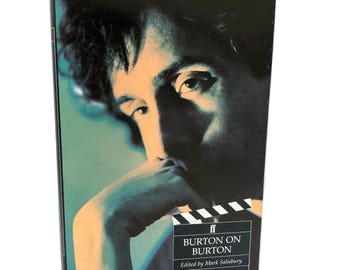 Burton on Burton by Tim Burton edited by Mark Salisbury w. Johnny Depp [U.K. FIRST EDITION] 1995 • Faber • Hardcover