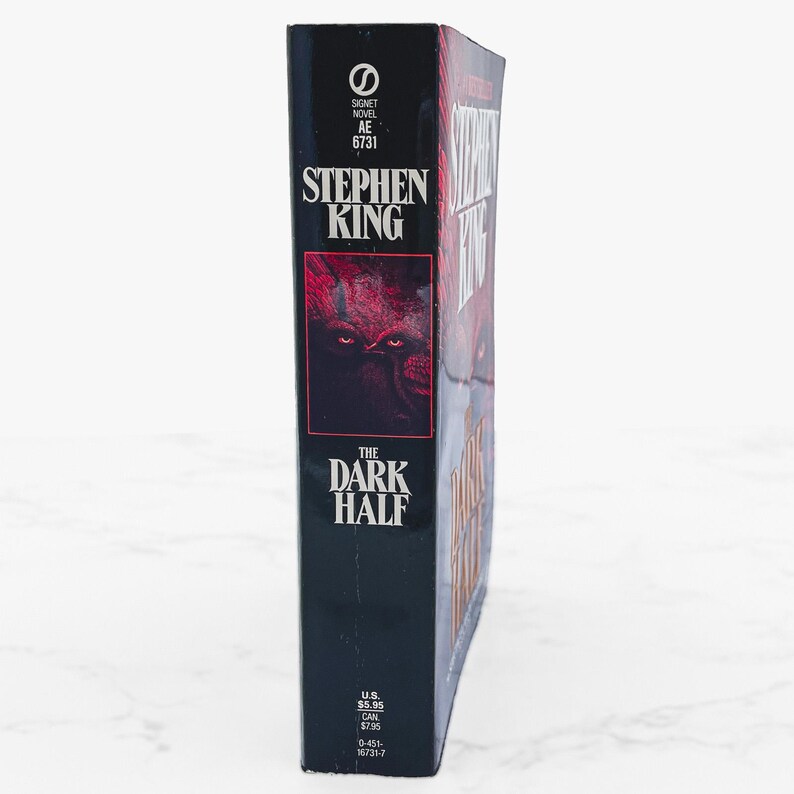 The Dark Half by Stephen King [FIRST PAPERBACK PRINTING] 1990 • Signet ...