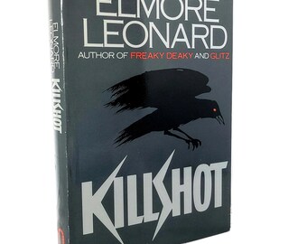 Killshot by Elmore Leonard [1989 HARDCOVER] • First Book Club Edition! • Arbor House