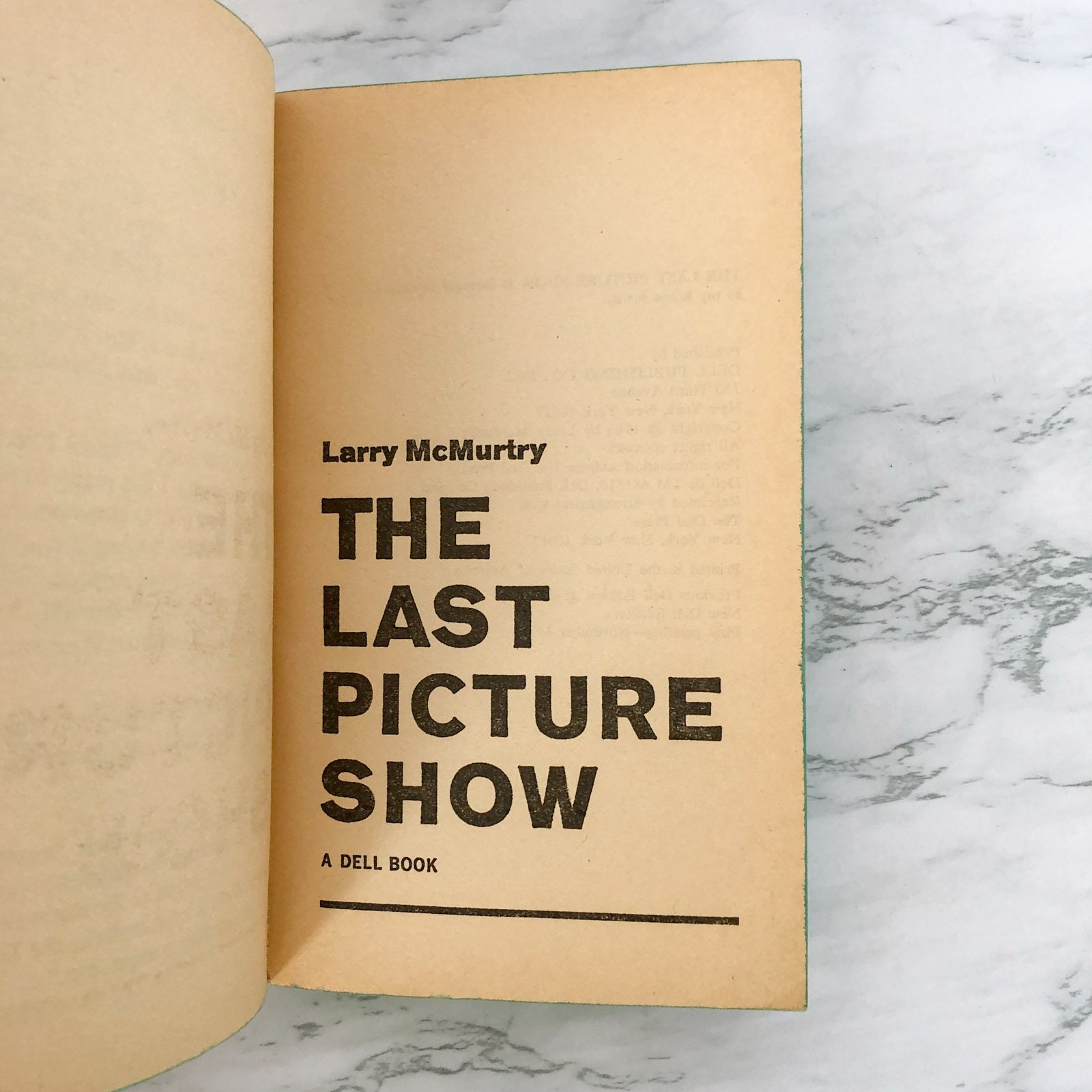 The Last Picture Show by Larry McMurtry