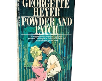 Powder and Patch by Georgette Heyer [FIRST U.S. PAPERBACK PRINTING] 1969 • Bantam Books