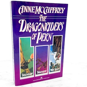 The Dragonriders of Pern (Dragonflight, Dragonquest, The White Dragon) by Anne McCaffrey [FIRST EDITION OMNIBUS] 1988 • Del-Rey • Near Mint!