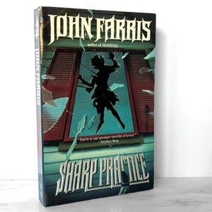 Sharp Practice by John Farris [1988 PAPERBACK] // TOR Horror // 1st Printing // Paperbacks From Hell