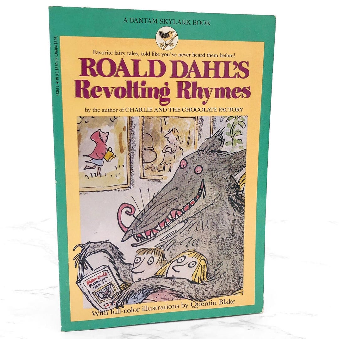 Revolting Rhymes by Roald Dahl [FIRST U.S. PAPERBACK EDITION] 1988 ...