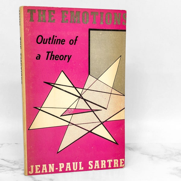 Les émotions : esquisse d'une théorie de Jean-Paul Sartre [PREMIÈRE IMPRESSION À DOS DE POCHE] 1948 // The Philosophical Library