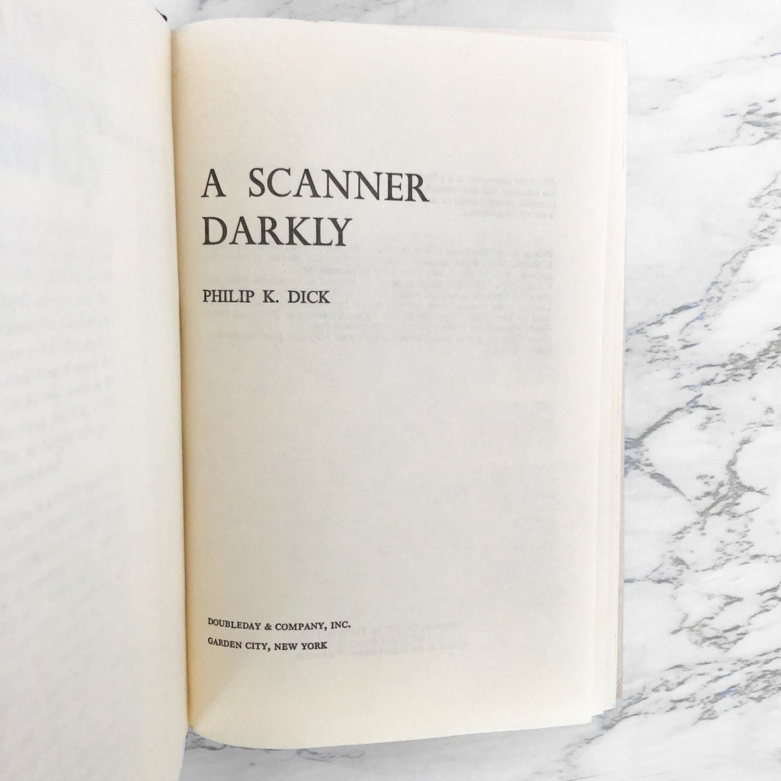 A Scanner Darkly by Philip K. Dick 1st BOOK CLUB EDITION // Etsy