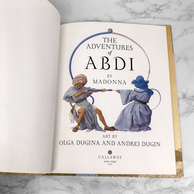 The Adventures of Abdi by Madonna FIRST EDITION First Printing Hardcover Callaway NY Art by Olga Dugina and Andrej Dugin image 3
